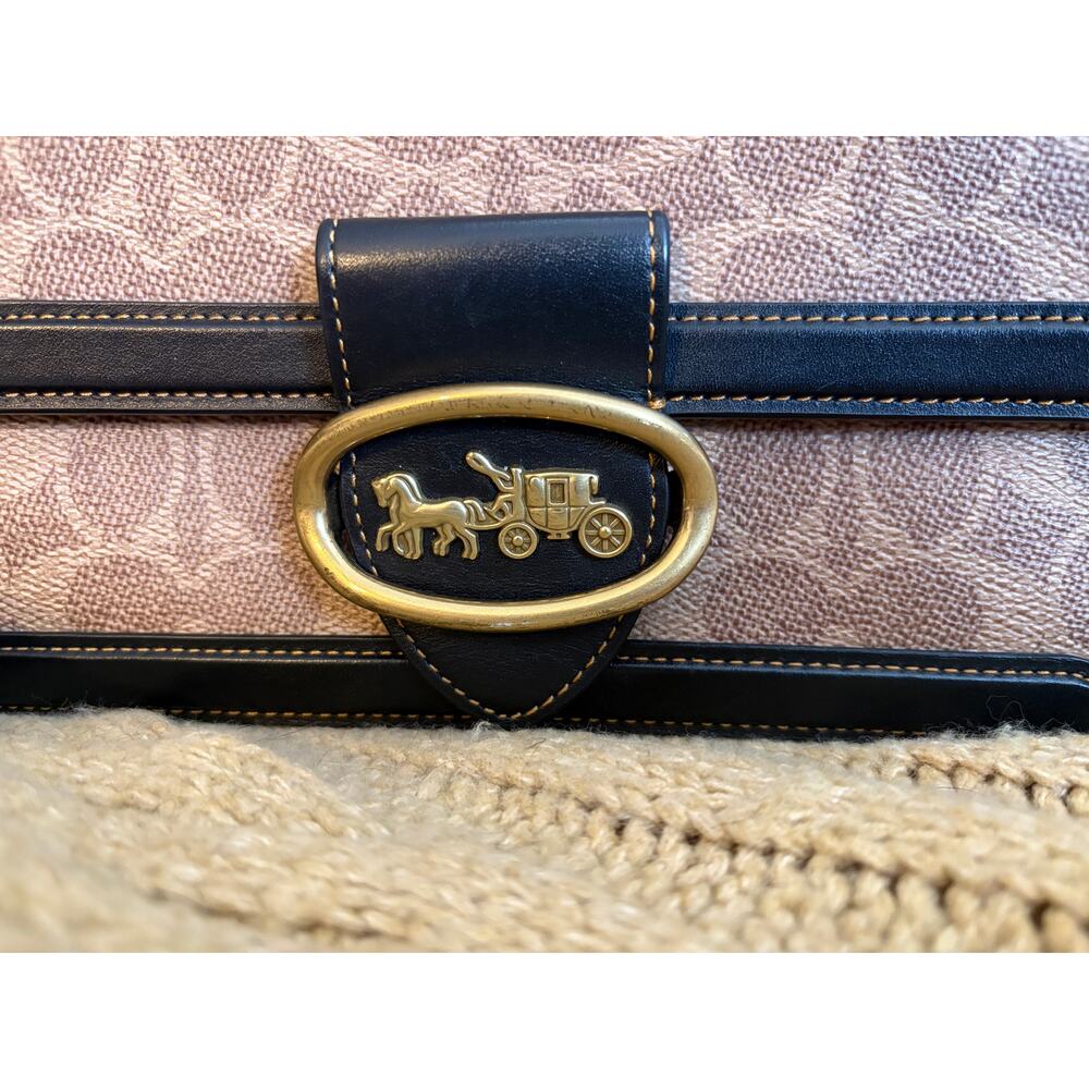 Coach Riley Top Handle 22 Brown Leather 73937 NWOT - Picture 5 of 13